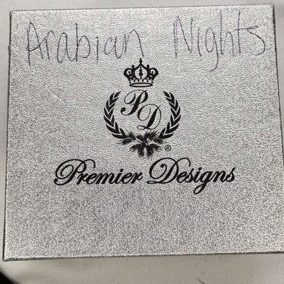 Premier Designs Arabian Nights Black AB Necklace Statement 36" Spring Clasp - Picture 5 of 7